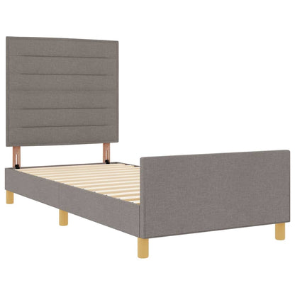 Struttura del letto con testiera Talpa 100 x 200 cm Tessuto | homemem39