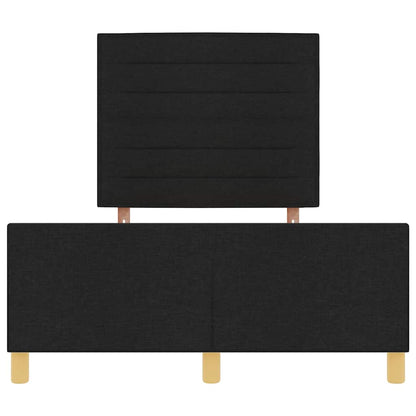 Struttura del letto con testiera Nero 120 x 190 cm Tessuto | homemem39