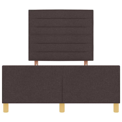 Struttura del letto Marrone scuro 120 x 190 cm Tessuto | homemem39