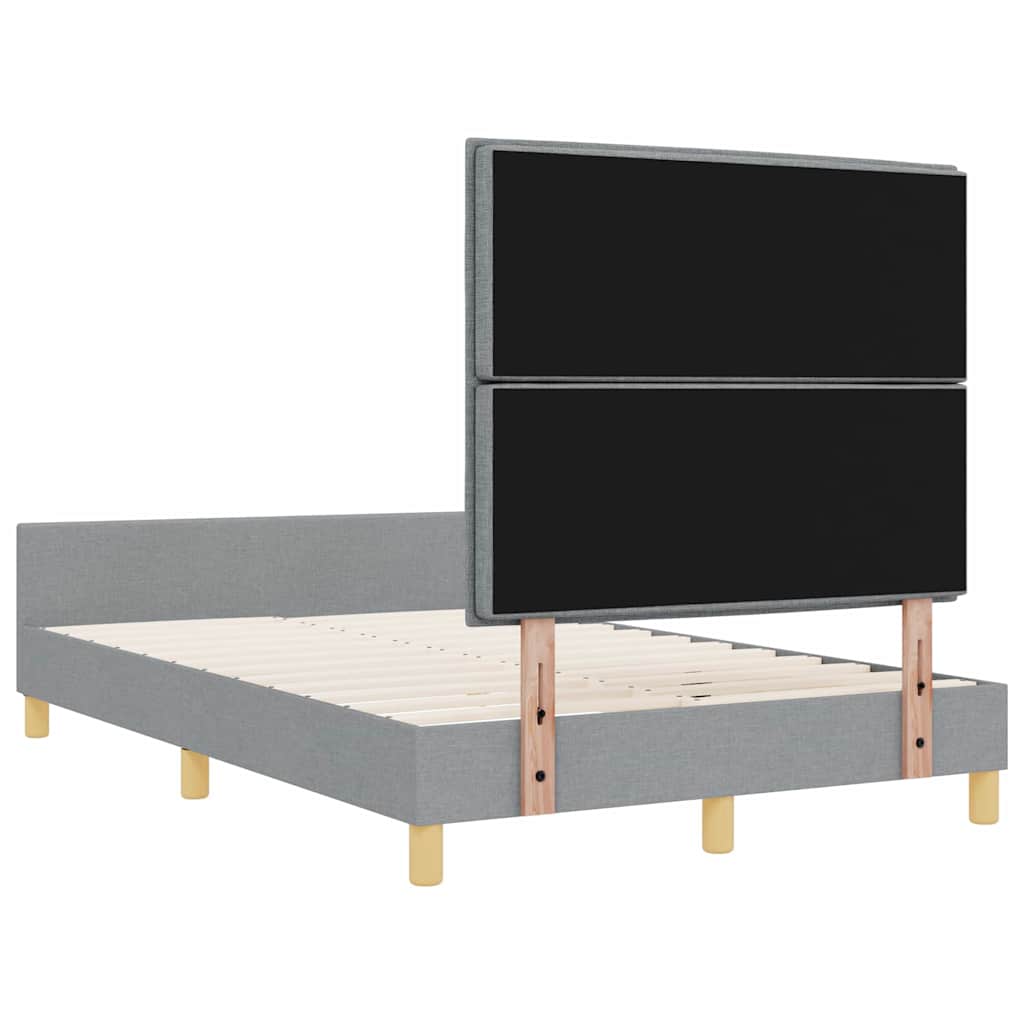 Struttura del letto Grigio chiaro 120 x 200 cm Tessuto | homemem39