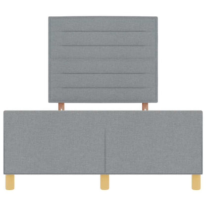 Struttura del letto Grigio chiaro 120 x 200 cm Tessuto | homemem39