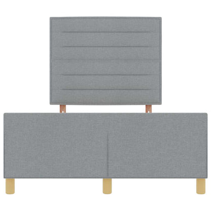 Struttura del letto Grigio chiaro 140 x 190 cm Tessuto | homemem39