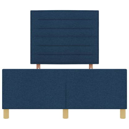 Struttura del letto con testiera Blu 140 x 190 cm Tessuto | homemem39