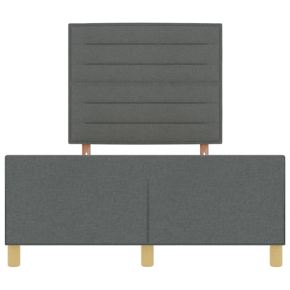 Struttura del letto Grigio scuro 140 x 200 cm Tessuto | homemem39