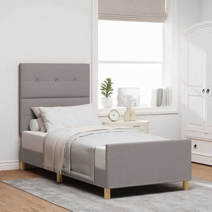 Struttura del letto con testiera Talpa 100 x 200 cm Tessuto