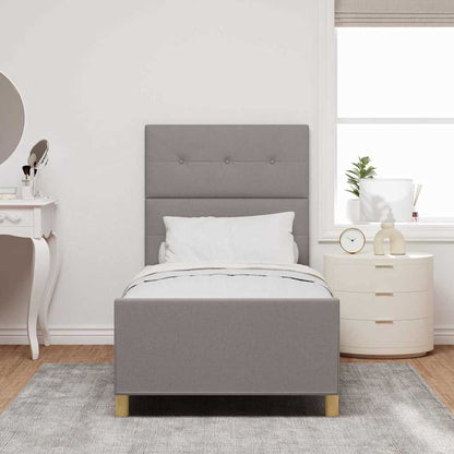 Struttura del letto con testiera Talpa 100 x 200 cm Tessuto | homemem39