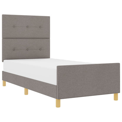 Struttura del letto con testiera Talpa 100 x 200 cm Tessuto | homemem39