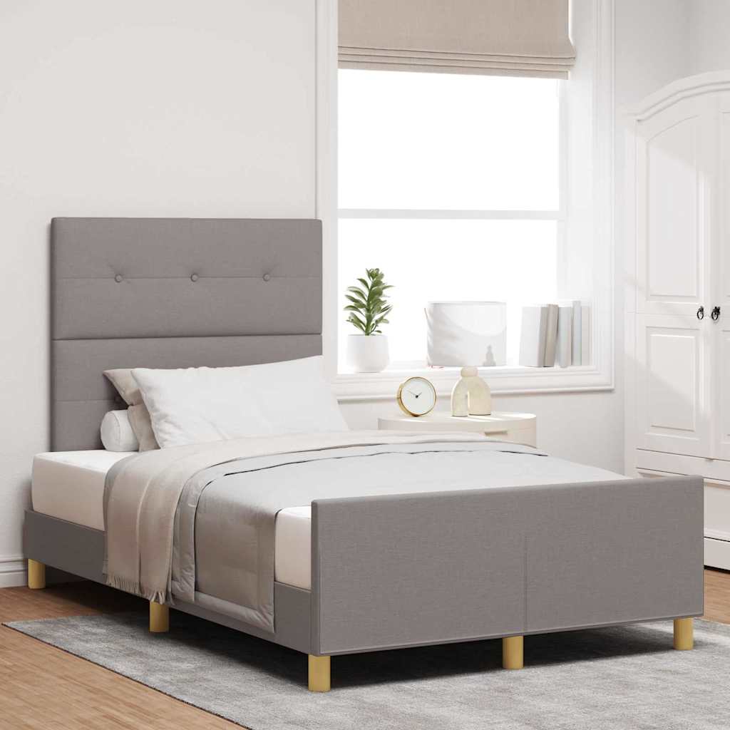 Struttura del letto con testiera Talpa 120 x 190 cm Tessuto