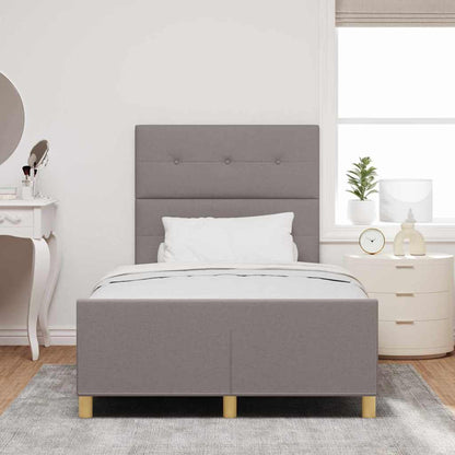 Struttura del letto con testiera Talpa 120 x 190 cm Tessuto
