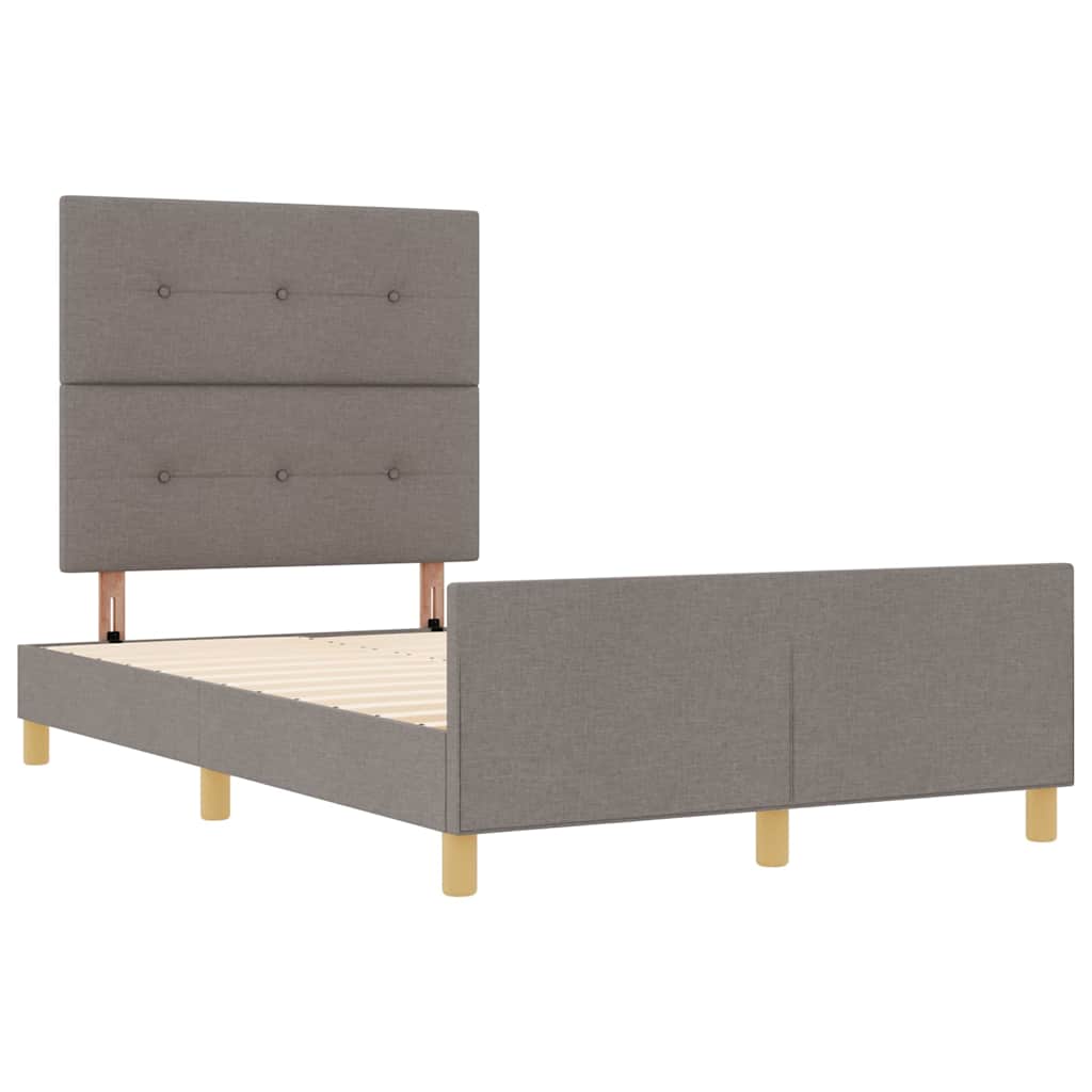Struttura del letto con testiera Talpa 120 x 190 cm Tessuto