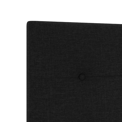 Struttura del letto con testiera Nero 120 x 200 cm Tessuto | homemem39