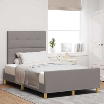 Struttura del letto con testiera Talpa 120 x 200 cm Tessuto
