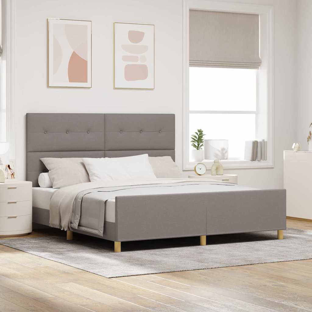 Struttura del letto con testiera Talpa 180 x 200 cm Tessuto | homemem39