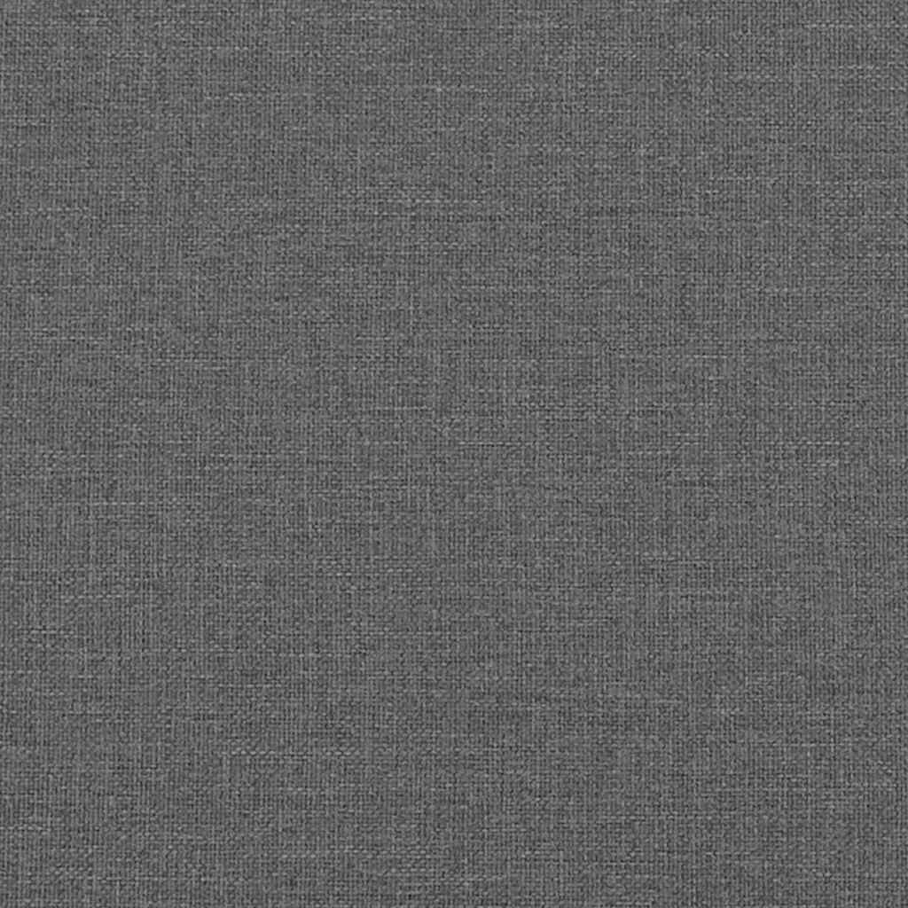 Struttura del letto Grigio scuro 80 x 200 cm Tessuto | homemem39
