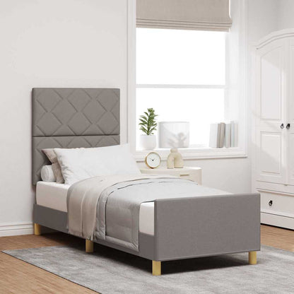 Struttura del letto con testiera Talpa 80 x 200 cm Tessuto | homemem39