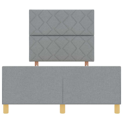 Struttura del letto Grigio chiaro 120 x 190 cm Tessuto | homemem39