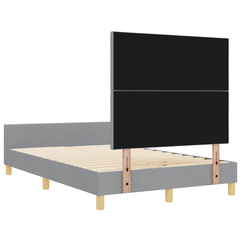 Struttura del letto Grigio chiaro 120 x 200 cm Tessuto | homemem39