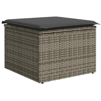 Set Divano da Giardino 6 pcs Grigio Rattan in Polipropilene | homemem39