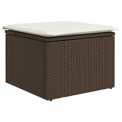 Set Divano da Giardino 9 pz Marrone | homemem39