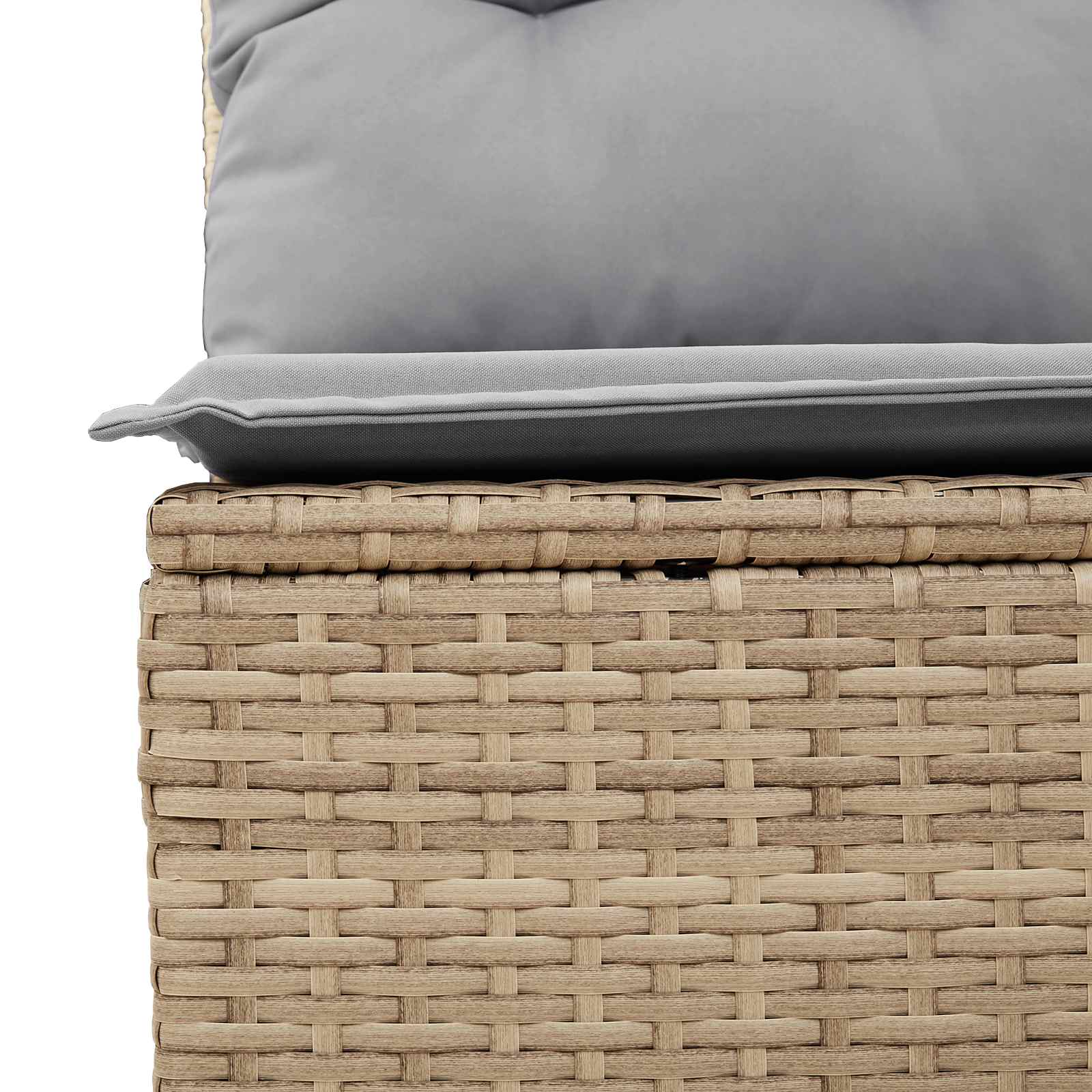 Set di divani 5 pz Beige e Grigio Chiaro polyrattan | homemem39