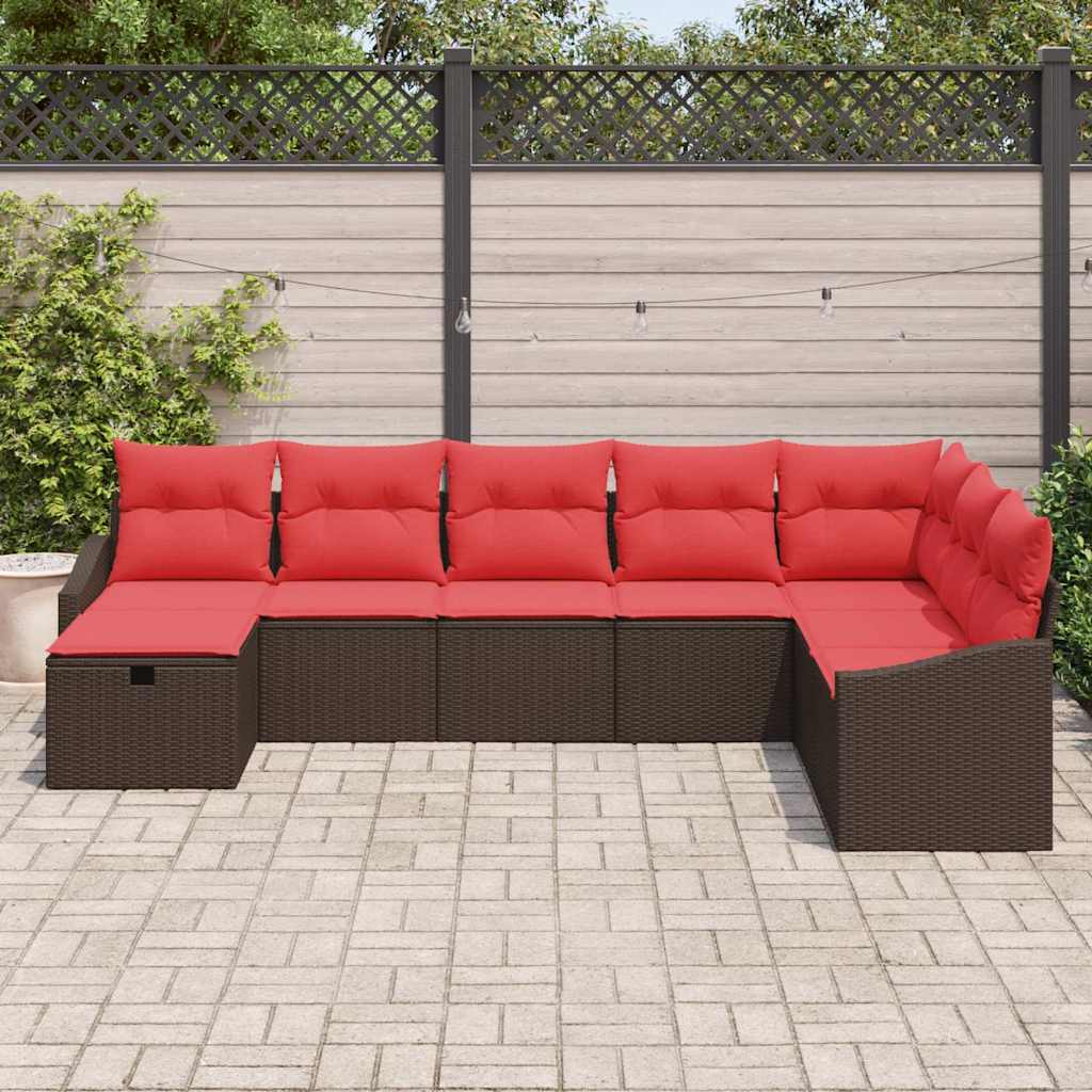 Set Divano da Giardino 8 pz polyrattan | homemem39