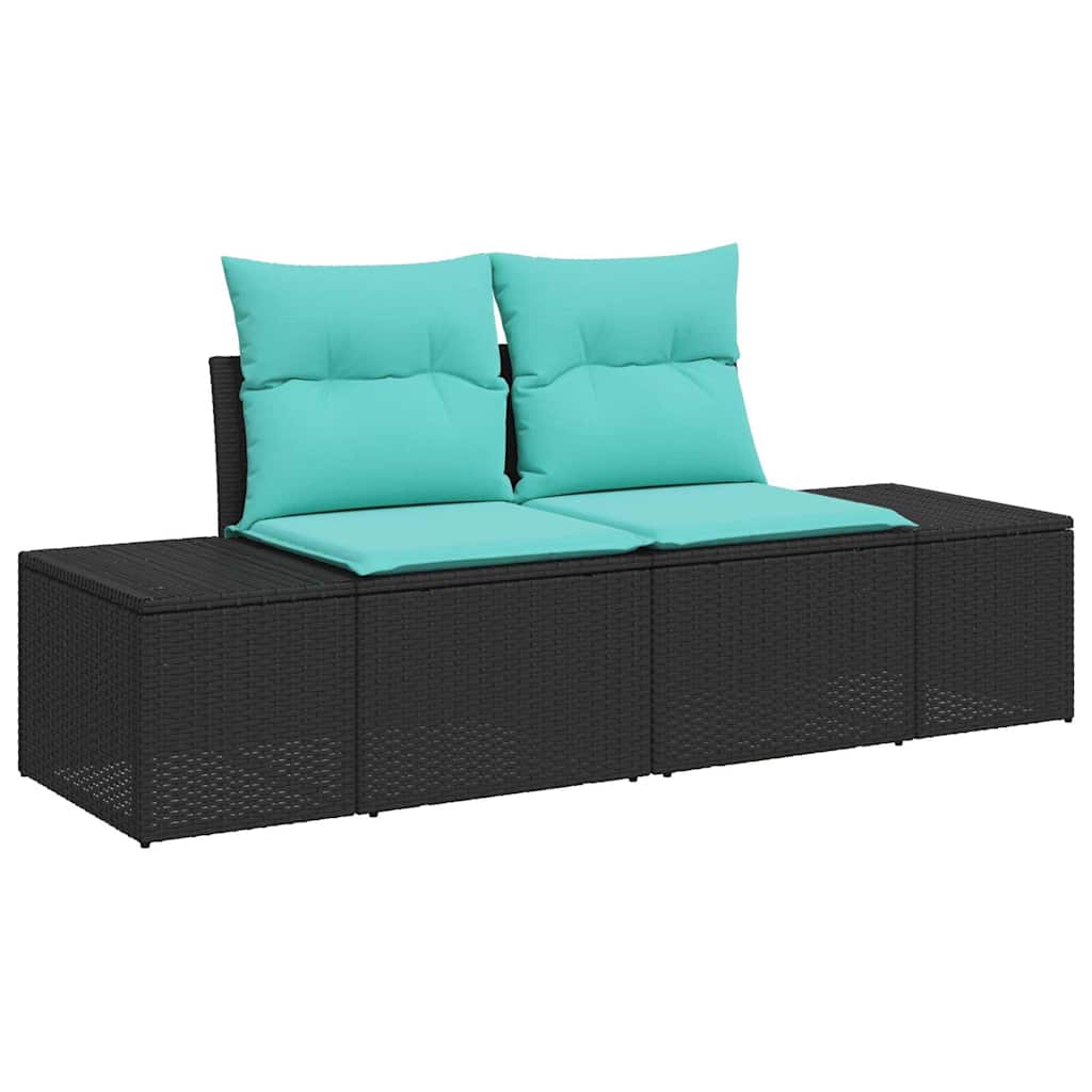 Set Divano da Giardino 4 pz polyrattan | homemem39