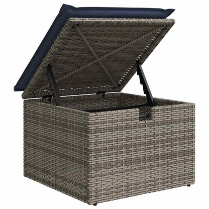Set Divano da Giardino con cuscino 6 pcs Grigio polyrattan | homemem39
