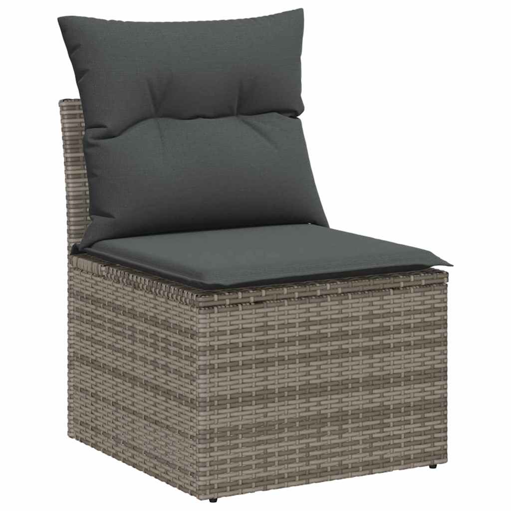 Set Divano da Giardino 6 pz Poly Rattan | homemem39