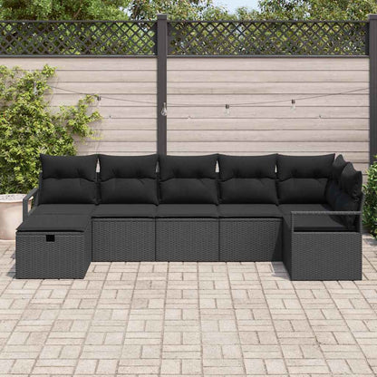 Set di divani con cuscino 5 pcs polyrattan | homemem39