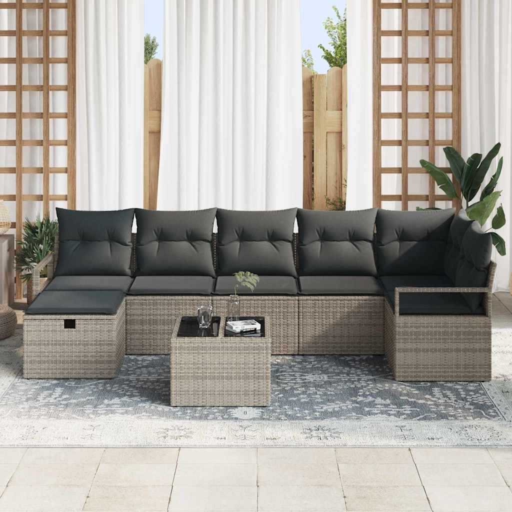 Set di divani 4 pz polyrattan | homemem39