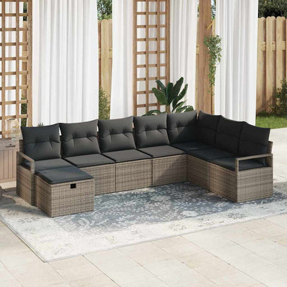 Set di divani 5 pz polyrattan | homemem39