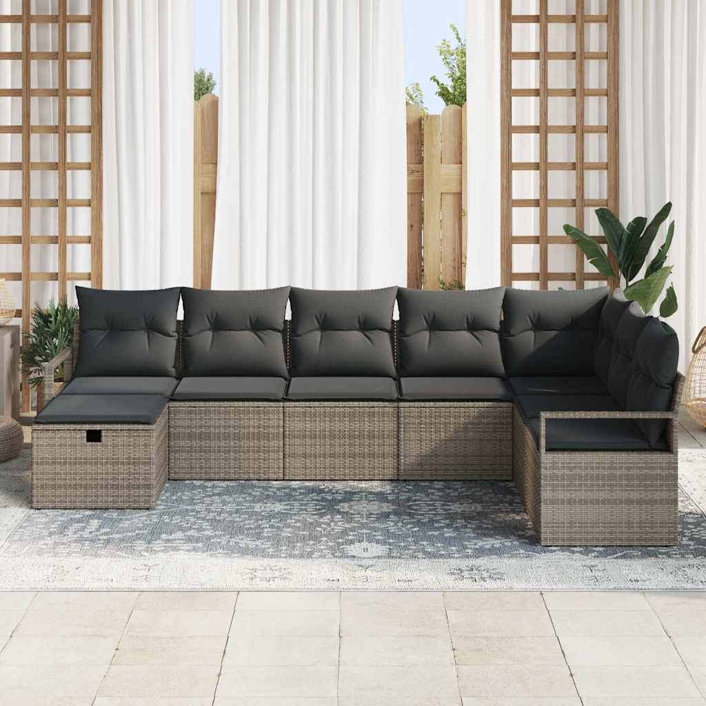 Set di divani 5 pz polyrattan | homemem39
