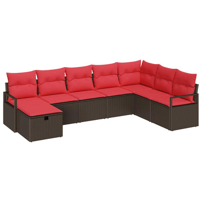 Set di divani con cuscino 6 pcs polyrattan | homemem39