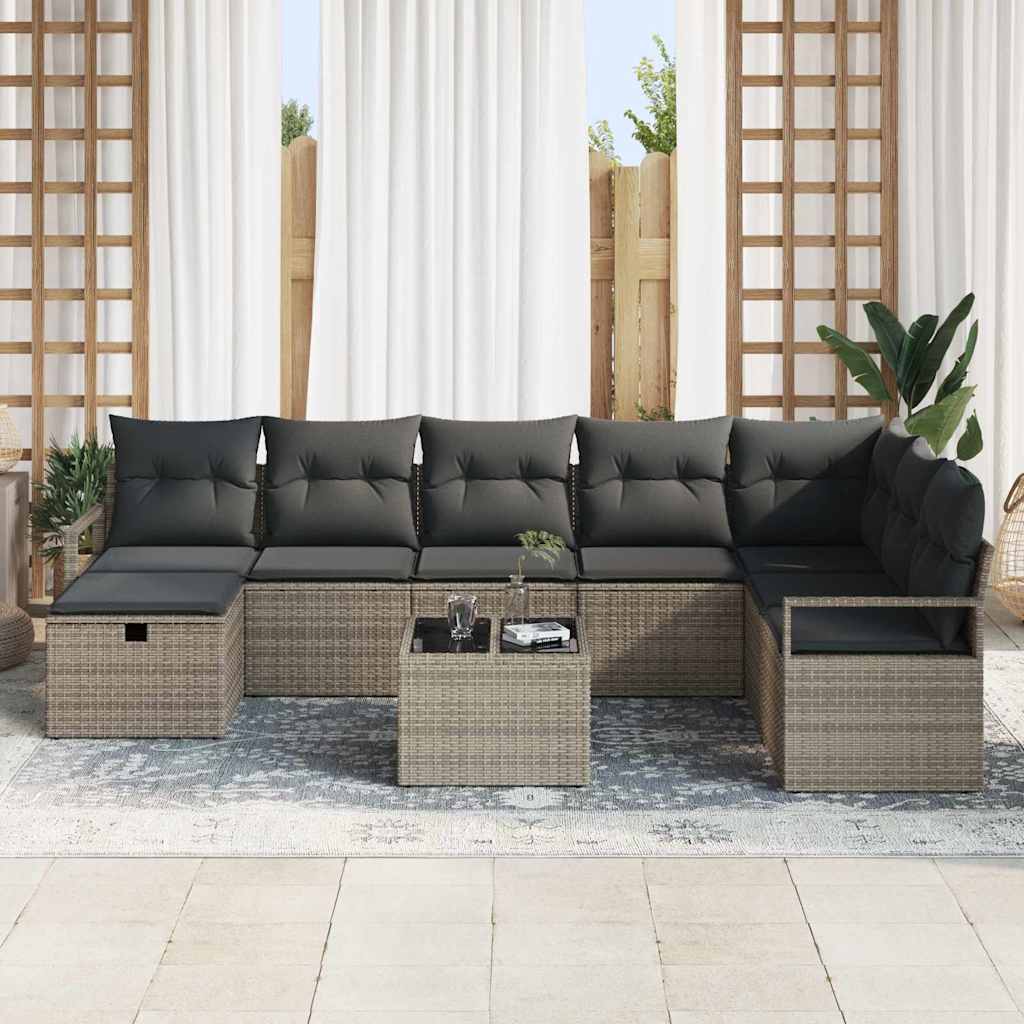 Set di divani 6 pz polyrattan | homemem39