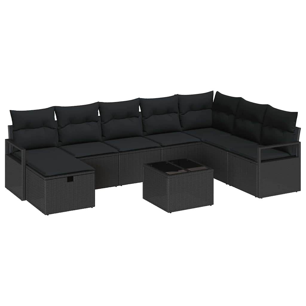 Set di divani con cuscino 6 pcs polyrattan | homemem39