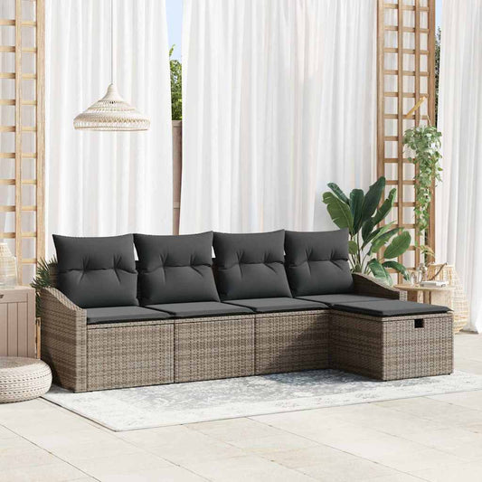 Set di divani 6 pz polyrattan | homemem39