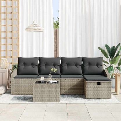 Set di divani 6 pz polyrattan | homemem39