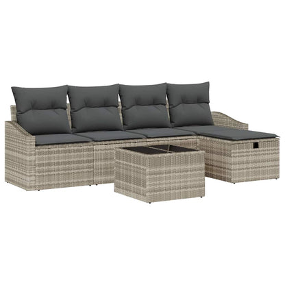 Set di divani 6 pz polyrattan | homemem39