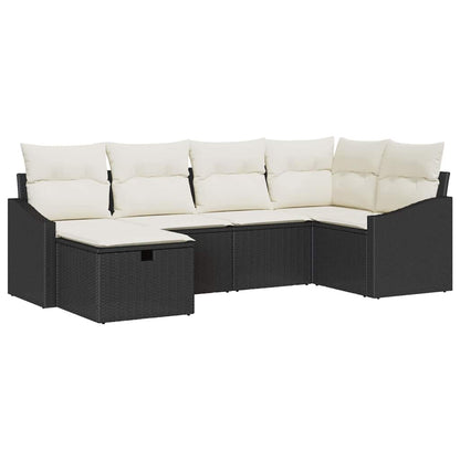 Set di divani con cuscino 7 pcs polyrattan | homemem39