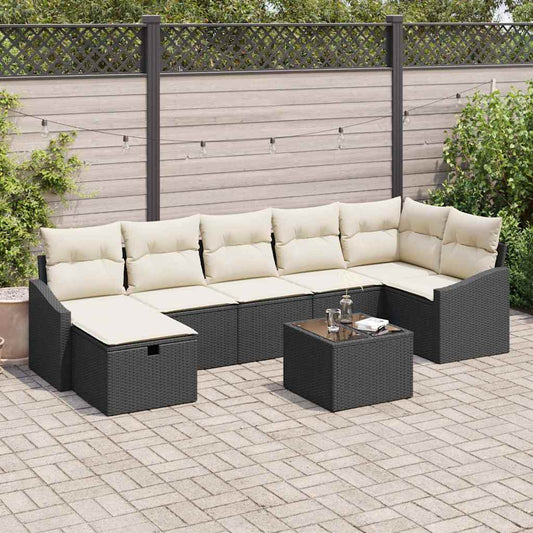 Set di divani 7 pz polyrattan | homemem39