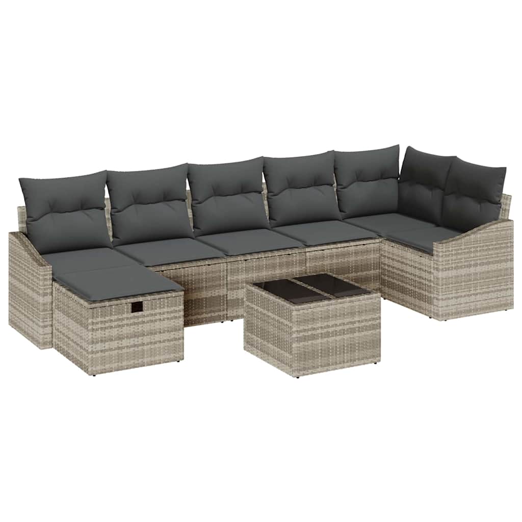 Set di divani 8 pz polyrattan | homemem39