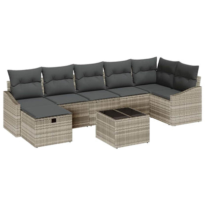Set di divani 8 pz polyrattan | homemem39
