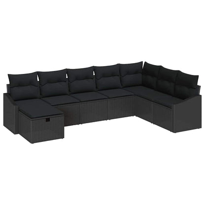 Set di divani con cuscino 8 pcs polyrattan | homemem39