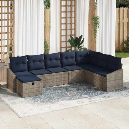 Set di divani con cuscino 6 pcs polyrattan | homemem39