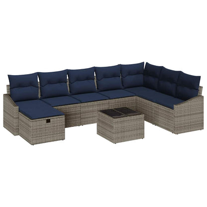 Set di divani con cuscino 6 pcs polyrattan | homemem39