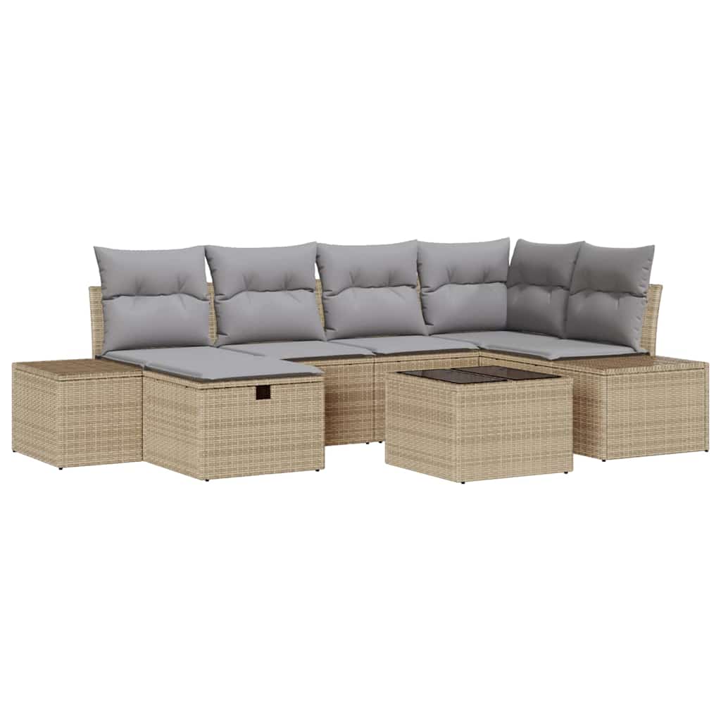 Set di divani 6 pz polyrattan | homemem39