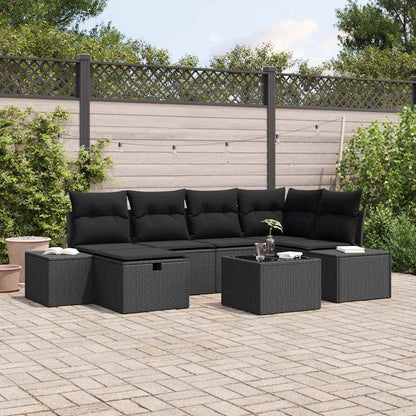 Set di divani con cuscino 6 pcs polyrattan | homemem39
