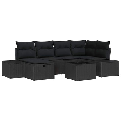 Set di divani con cuscino 6 pcs polyrattan | homemem39