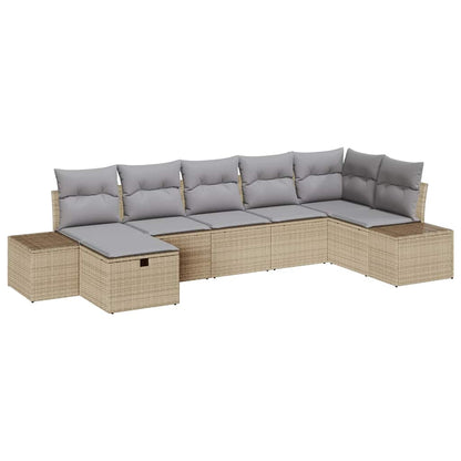 Set di divani 7 pz polyrattan | homemem39