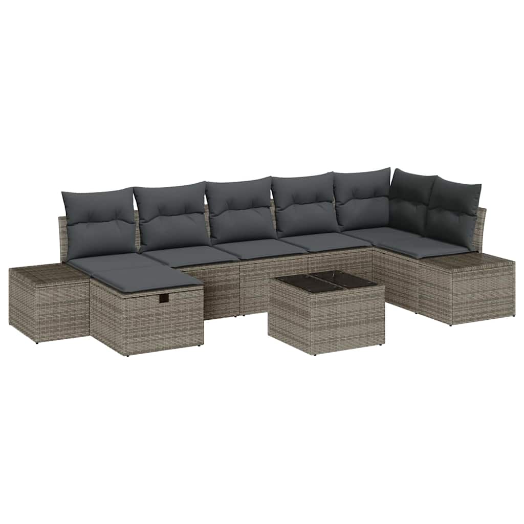 Set di divani con cuscino 7 pcs polyrattan